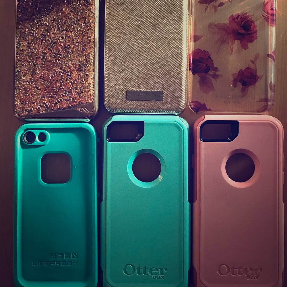 iPhone 6/7 Cases. Kate Spade/Otter Box (LOT OF 6)